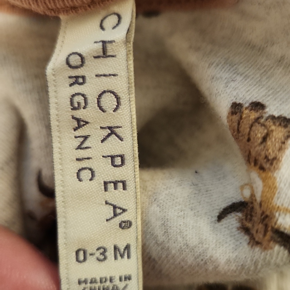 Chickpea Original Cow Print 2 Piece Long Sleeve Bodysuit Set - Picture 15 of 16